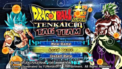 dragon ball z tenkaichi tag team mod download ppsspp